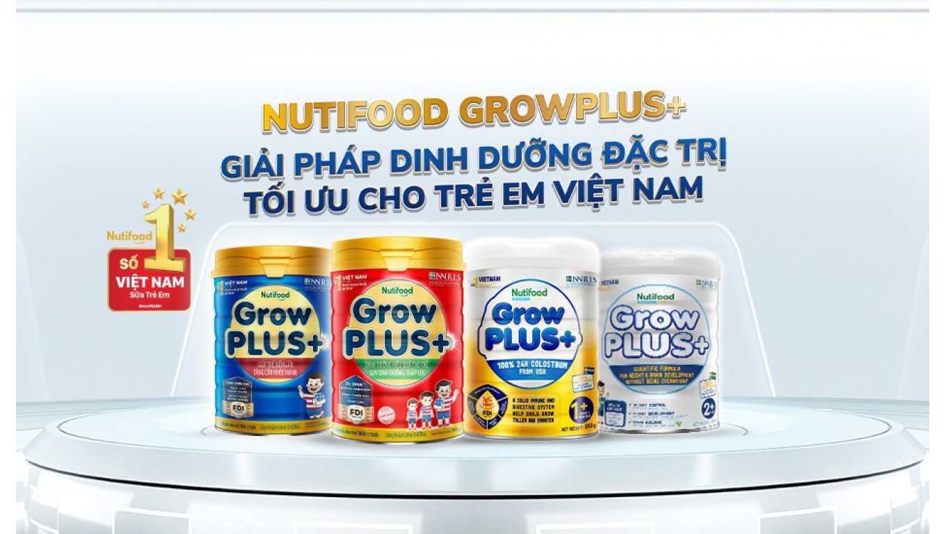 Giải mã lý do Nutifood GrowPLUS+ là nhãn sữa trẻ em “quốc dân”
